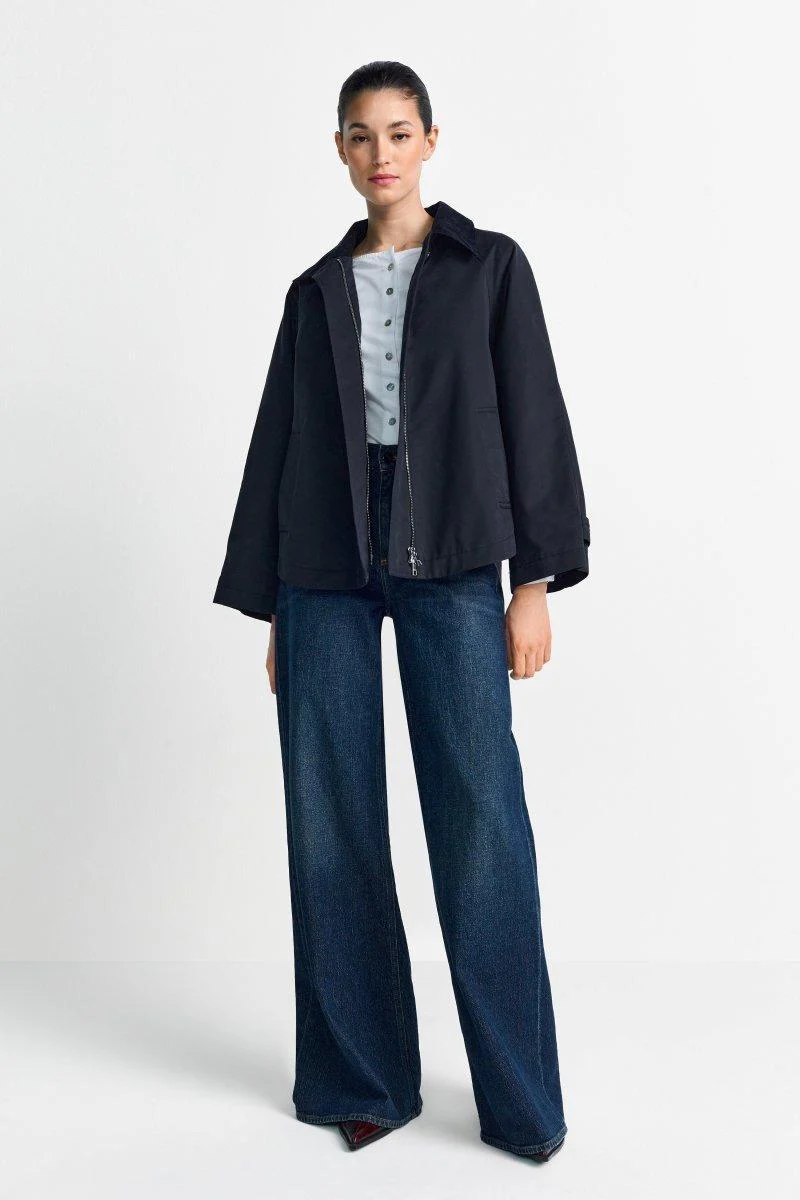 Trenchjacke mit Cordkragen - Image 3