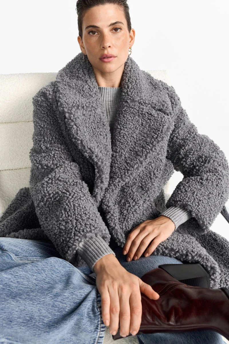 Oversized Teddy-Mantel - Image 7