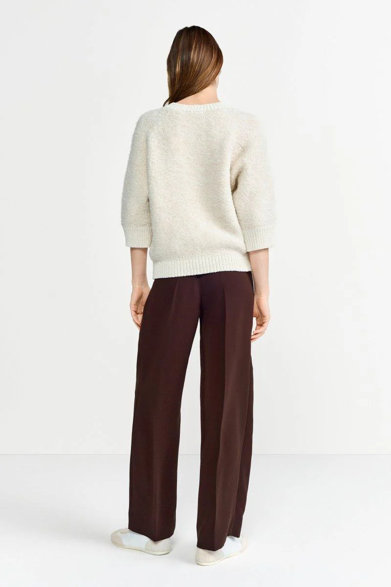 Bouclé-Pullover mit Halbarm - Image 4