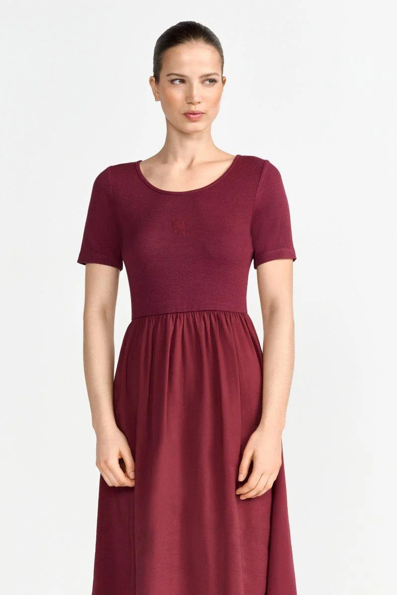 Midikleid mit Jersey-Top - Image 3