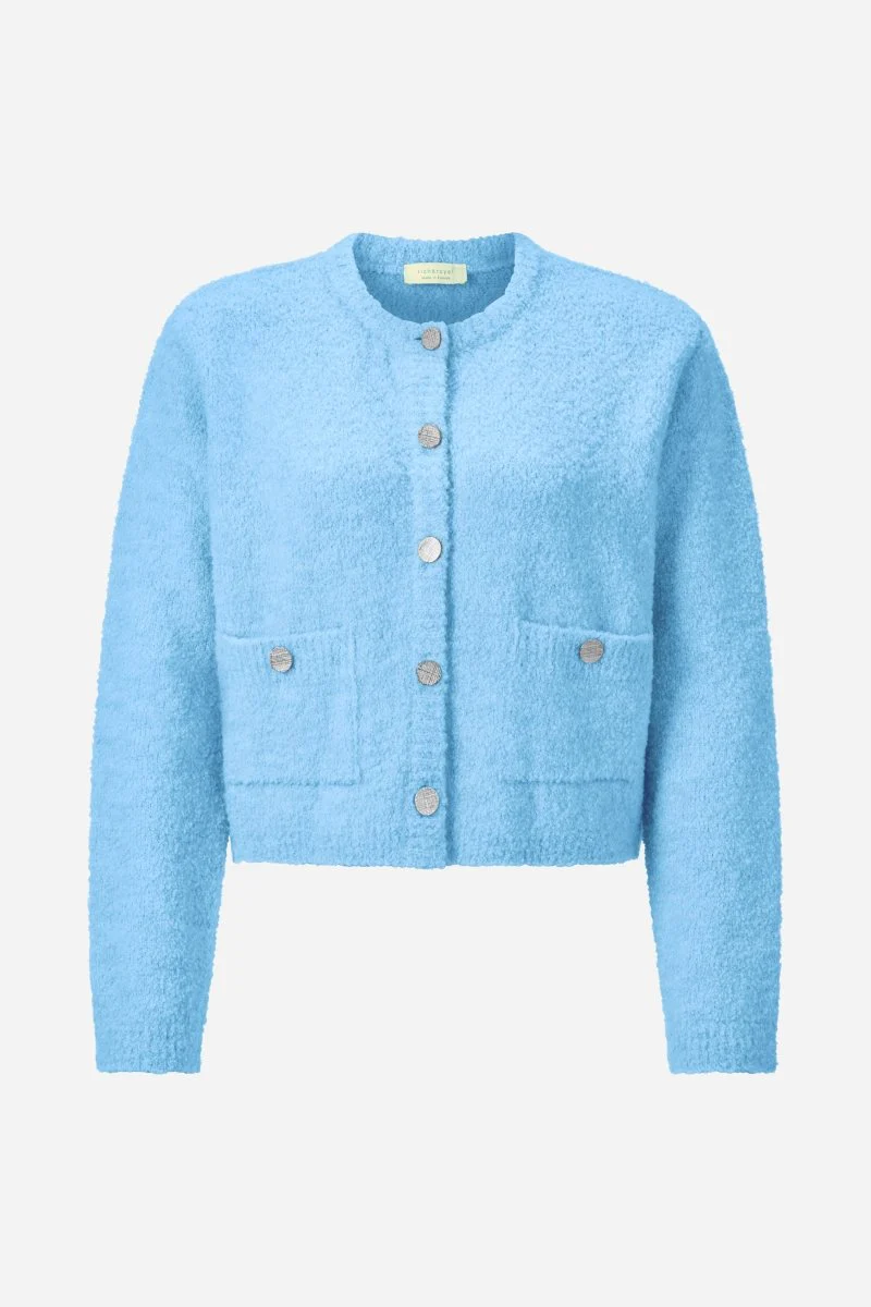 Kurze Strickjacke mit Knöpfen - Image 7