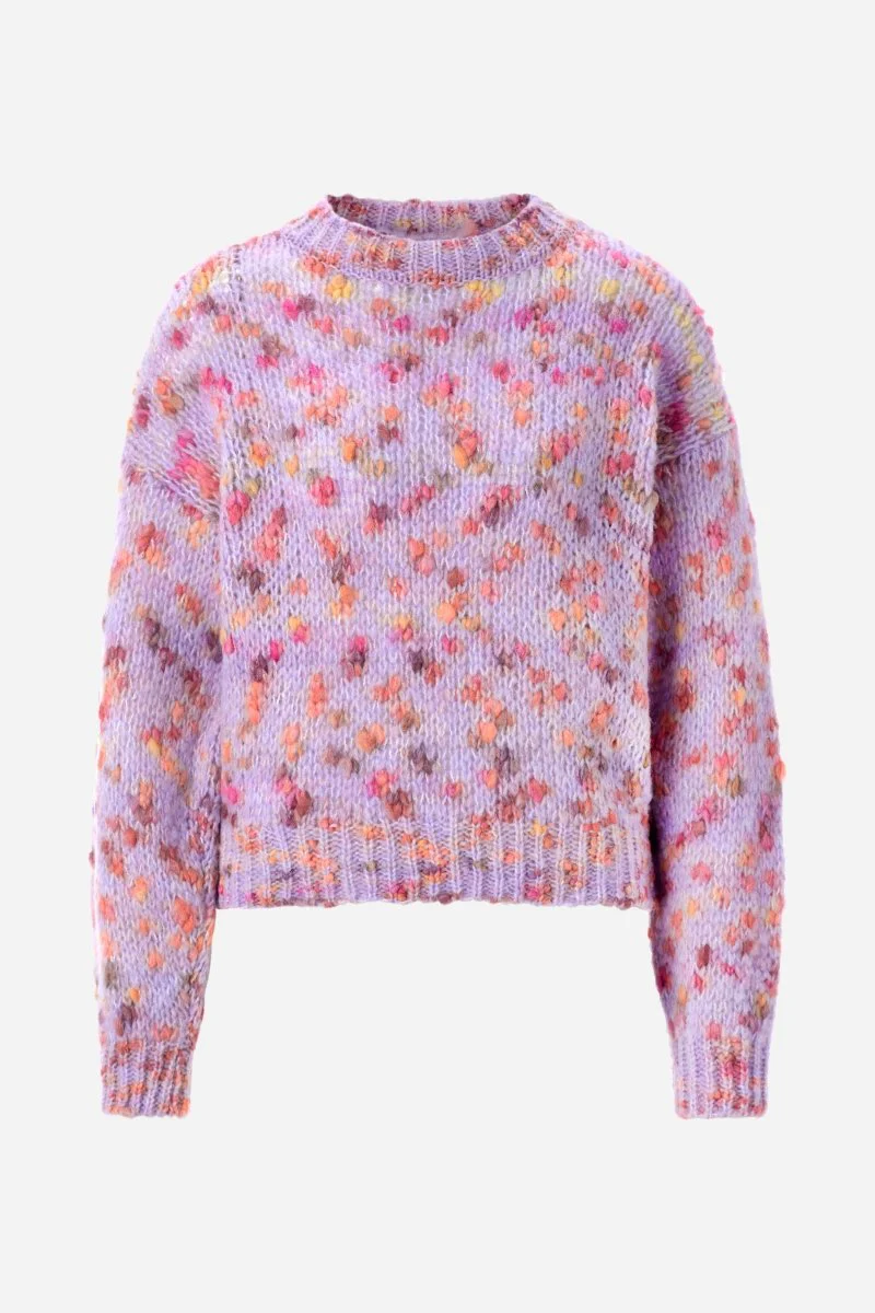 Bunter Bouclé-Strickpullover - Image 2