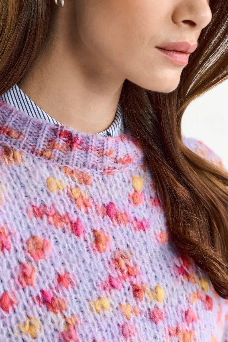 Bunter Bouclé-Strickpullover - Image 5