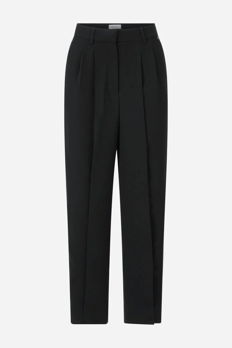 Schwarze Bundfaltenhose - Image 3