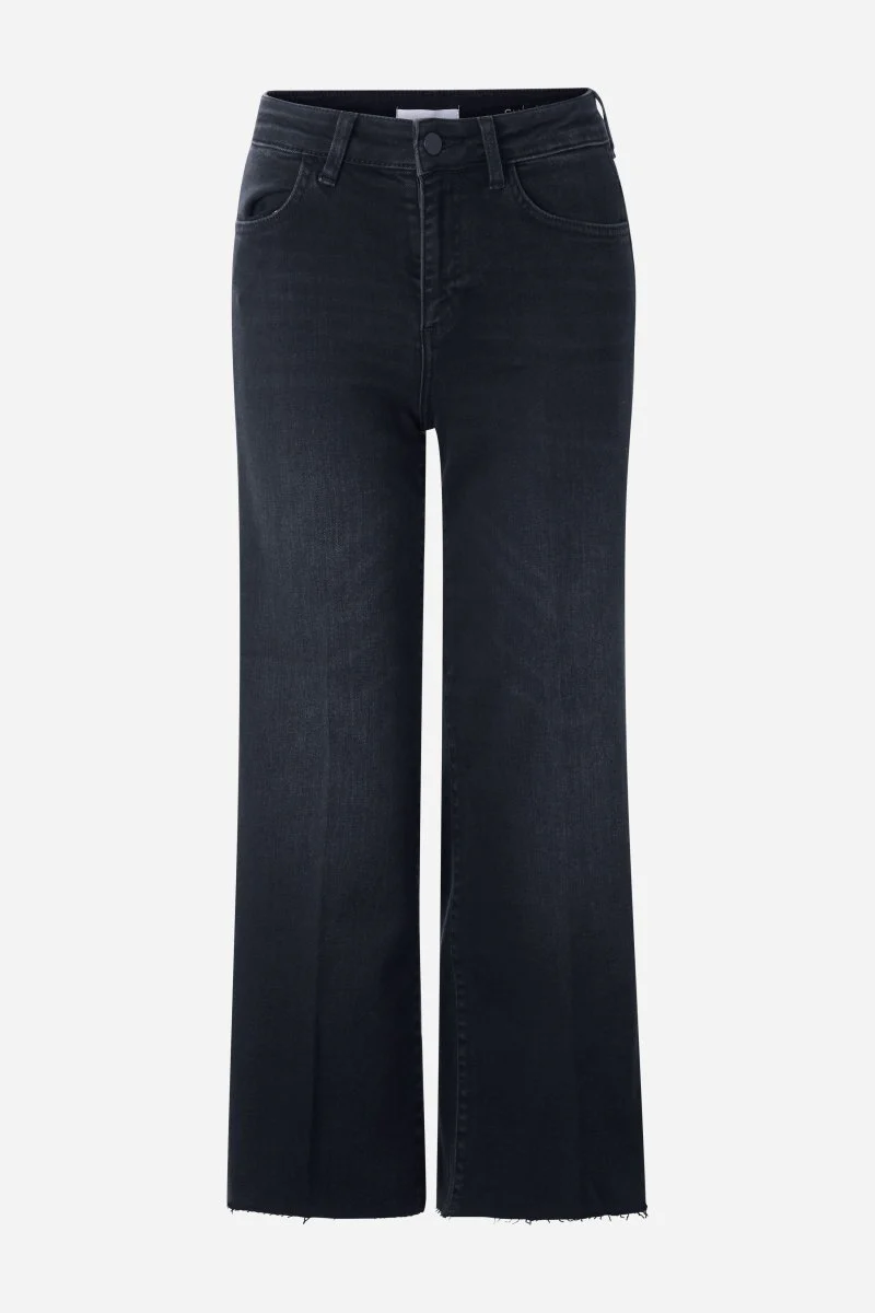 Dunkle Denim Culotte - Image 2