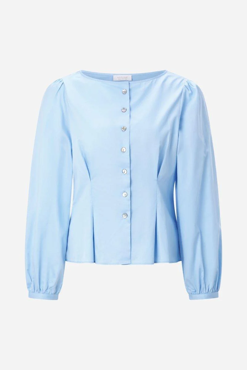 Taillierte Bluse mit Knöpfen - Image 2