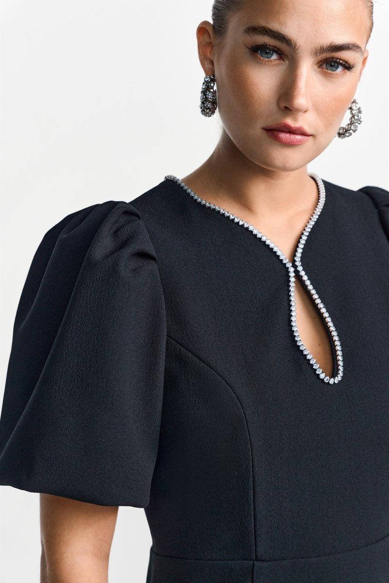 Schwarzes A-Linien-Kleid - Image 5