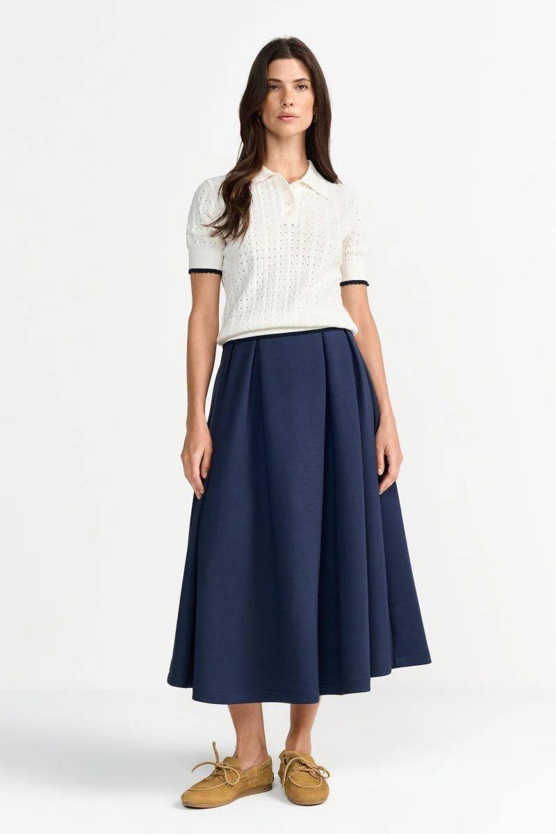 Poloshirt mit Zopfmuster - Image 3