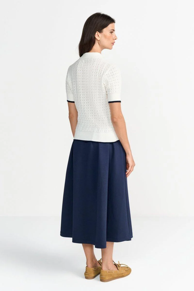 Poloshirt mit Zopfmuster - Image 4