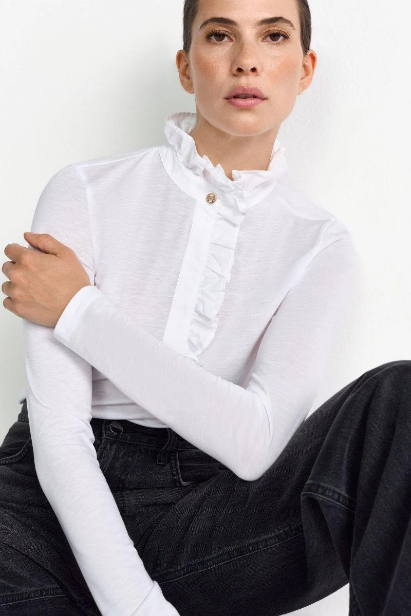 Longsleeve mit Rüschenkragen - Image 6