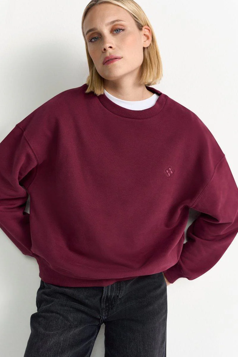 Cropped Oversize-Sweater