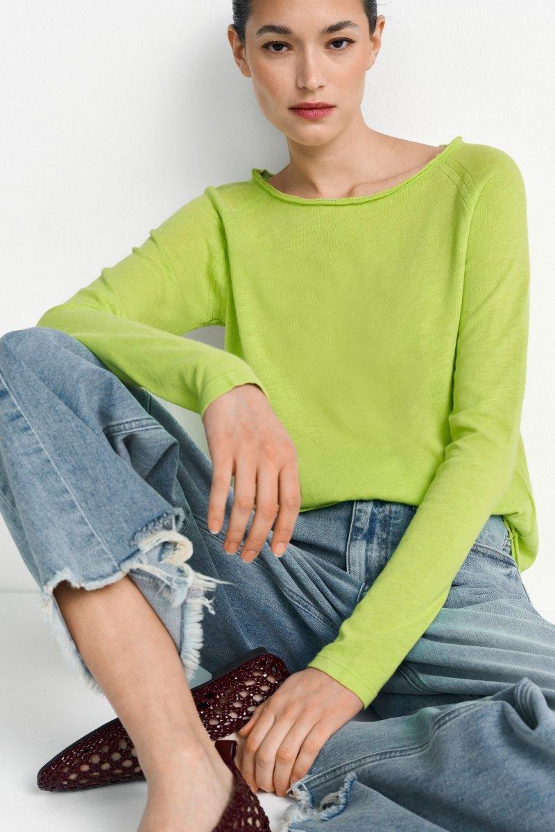 Longsleeve aus Baumwolle