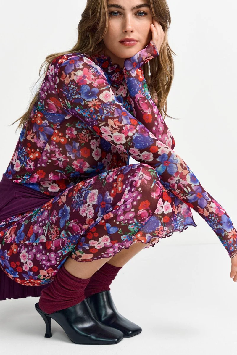 Midirock mit Blumenmuster - Image 3