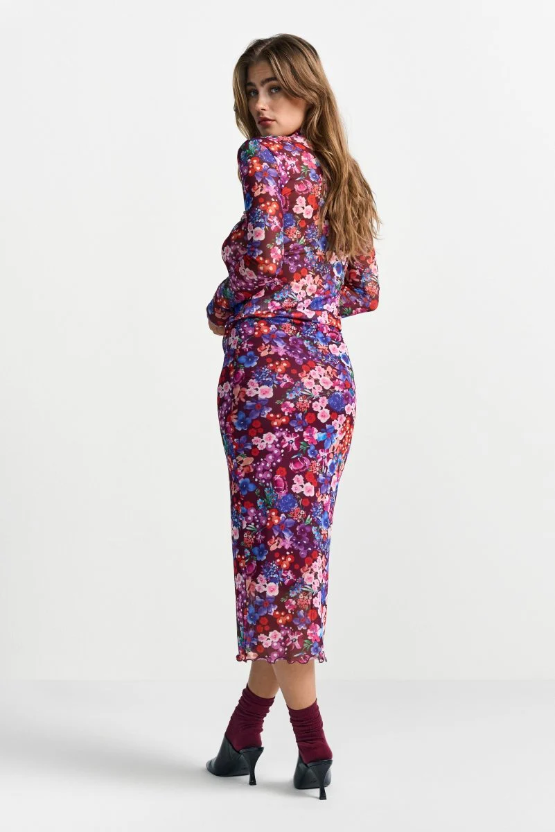 Midirock mit Blumenmuster - Image 5