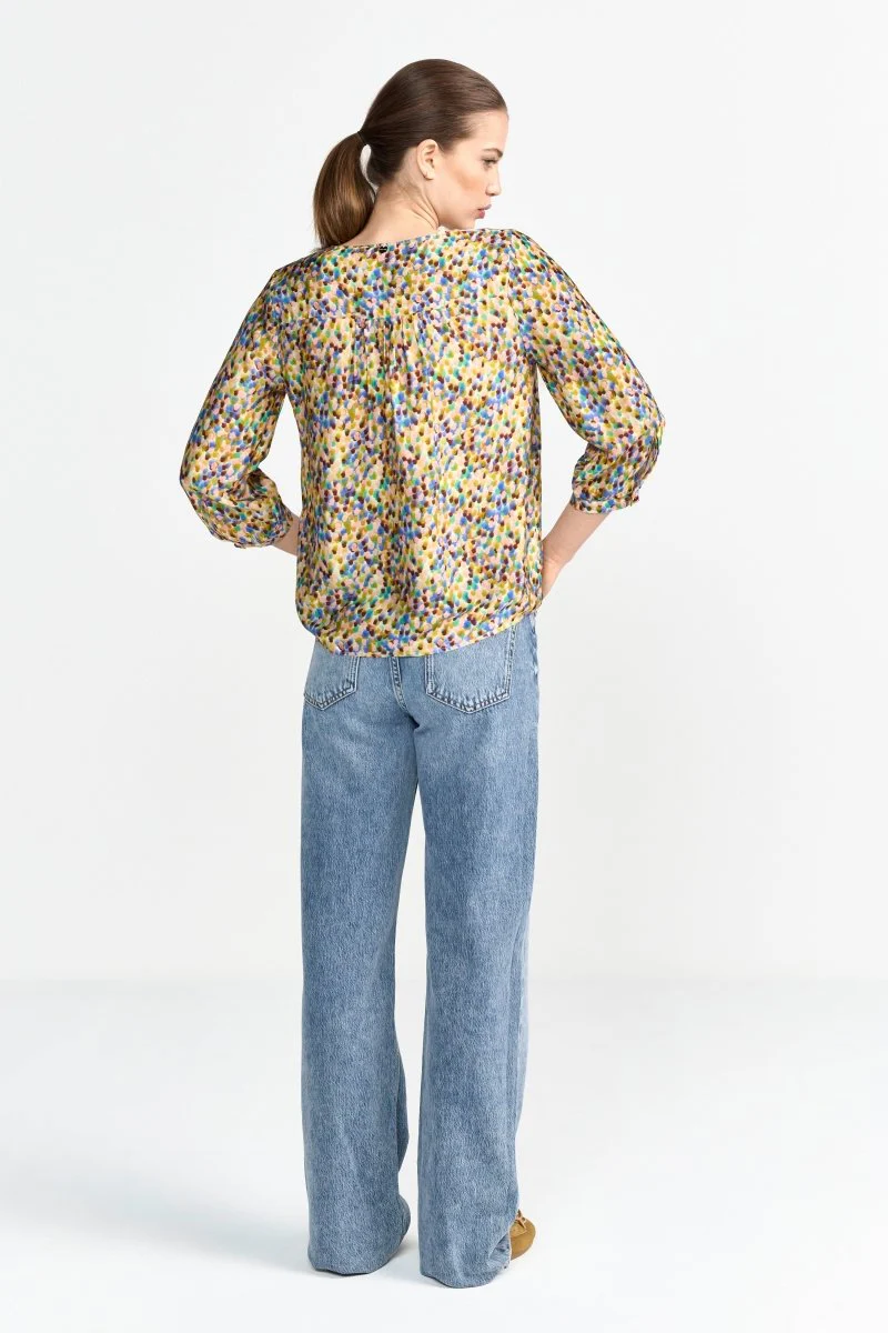 Bunte Bluse mit Print - Image 4
