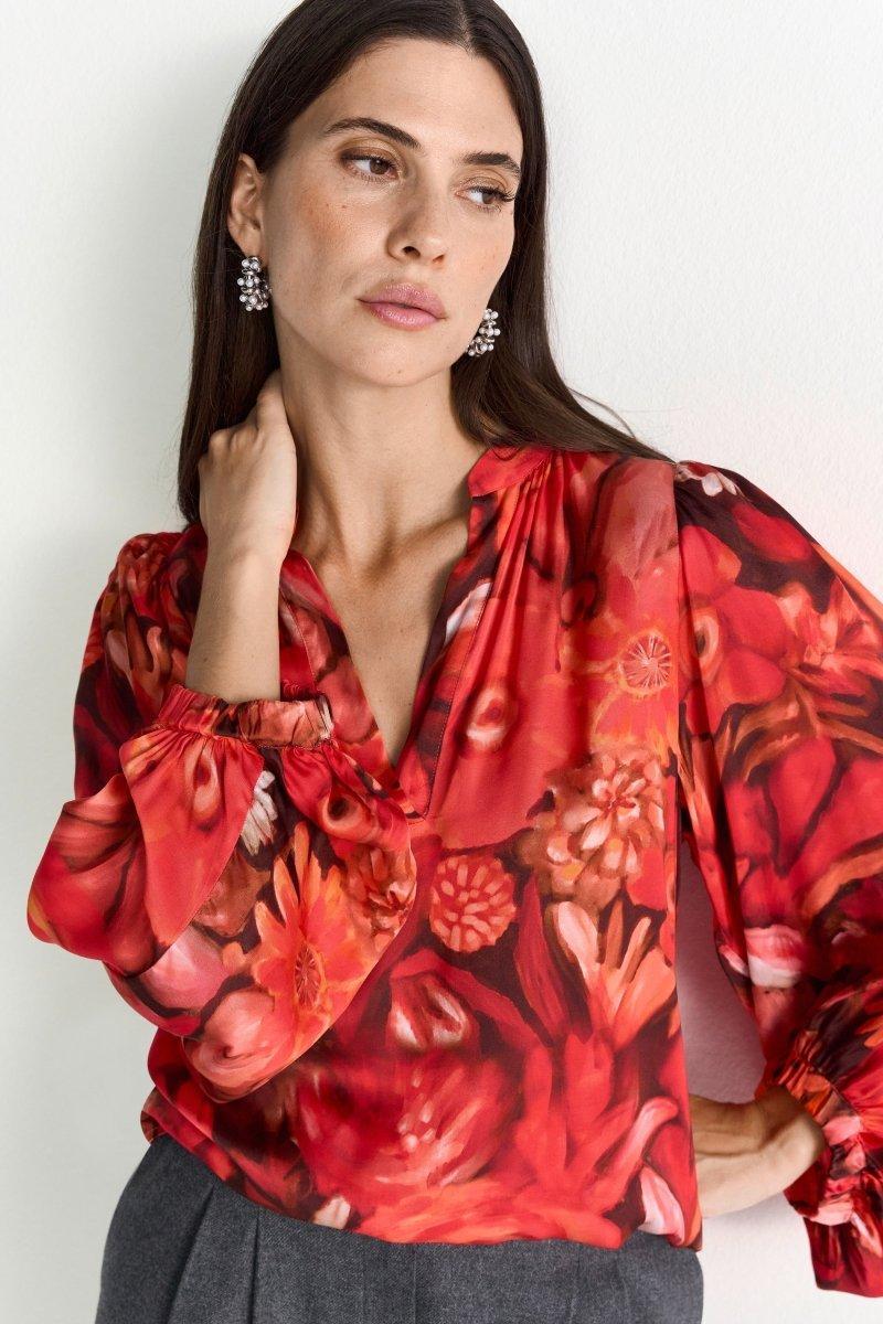 Bluse mit Blumenprint - Image 6