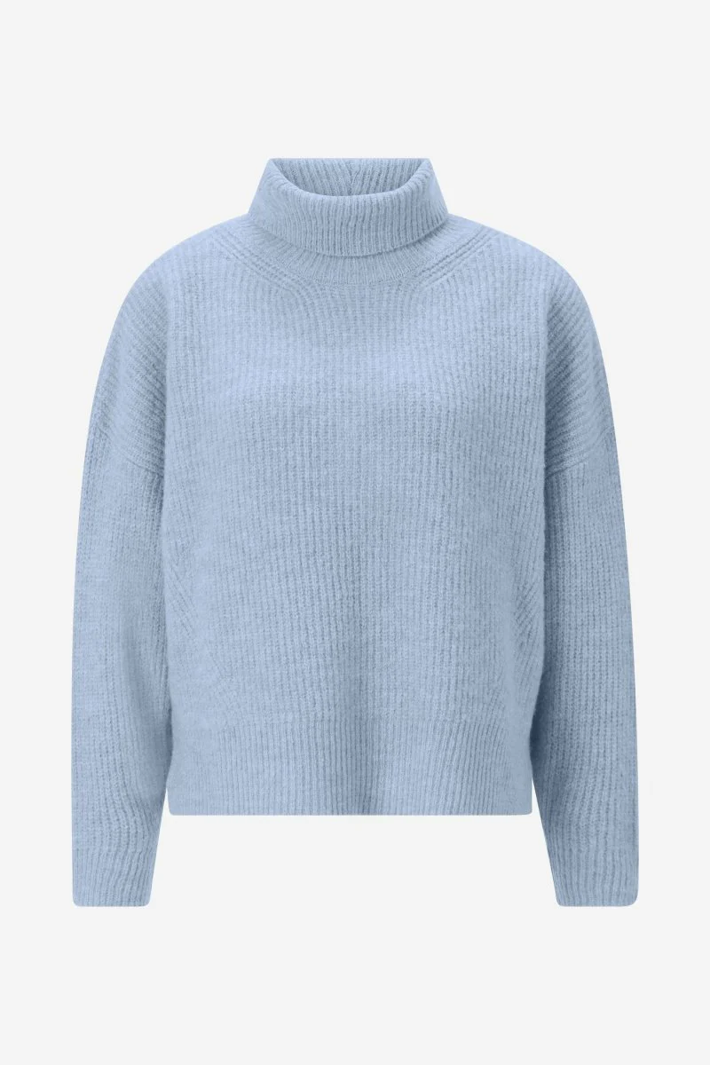 Oversize-Strickpullover mit Rollkragen - Image 17