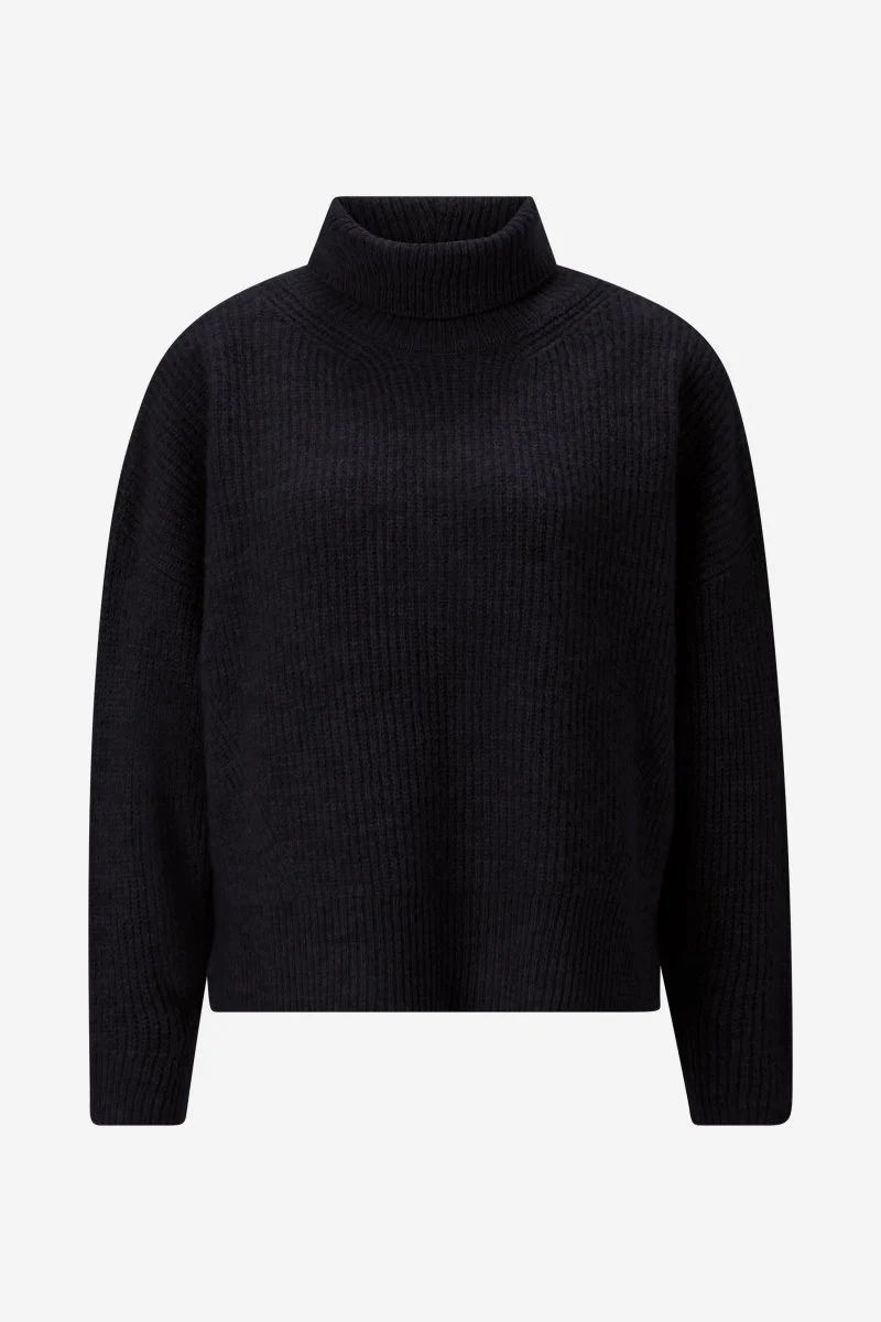 Oversize-Strickpullover mit Rollkragen - Image 7