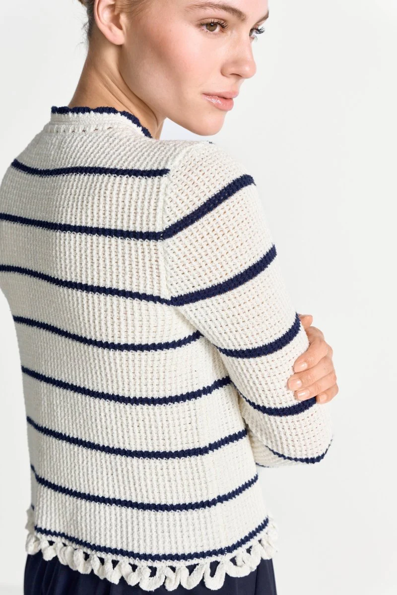 Gestreifter Cardigan - Image 2