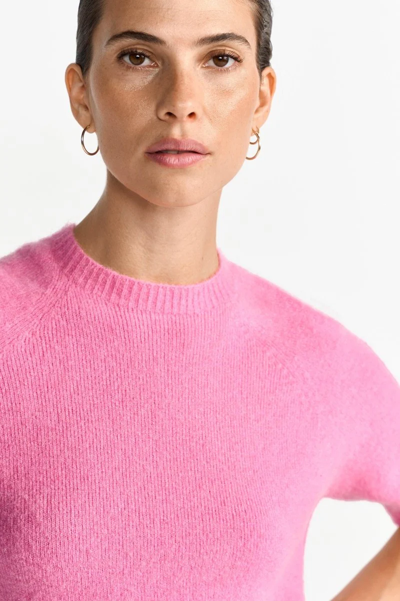 Feinstrickpullover mit Kurzarm - Image 15