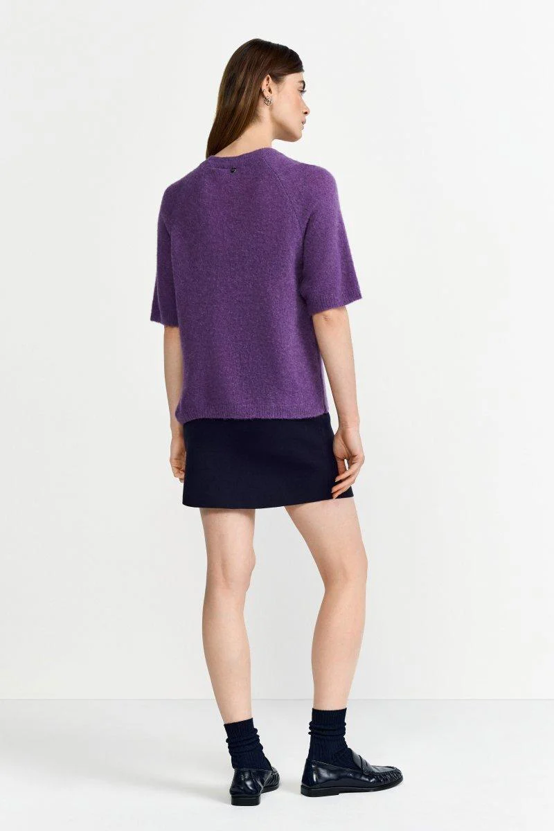 Wollpullover mit Kurzarm - Image 4