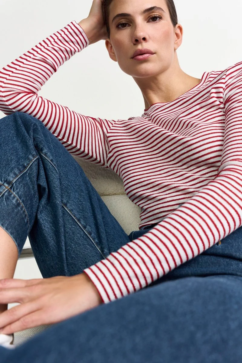 Gestreiftes Langarmshirt - Image 6