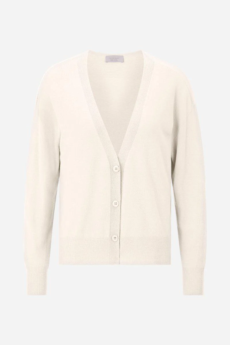 Feinstrick-Cardigan mit V-Ausschnitt - Image 2