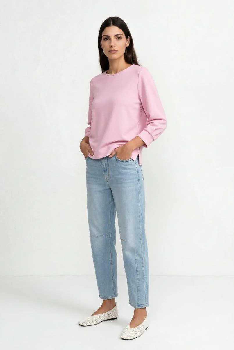 Jersey-Sweatshirt mit Puffärmeln - Image 14