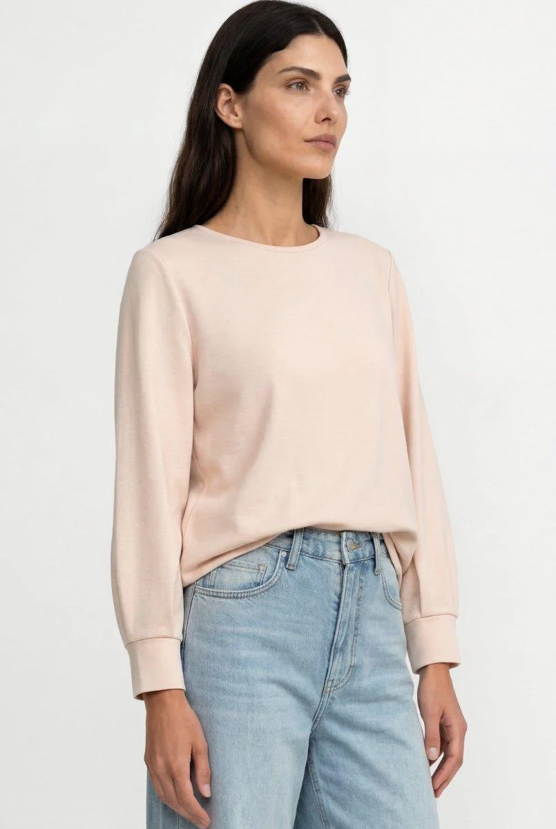 Jersey-Sweatshirt mit Puffärmeln - Image 18