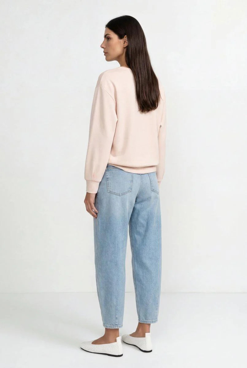 Jersey-Sweatshirt mit Puffärmeln - Image 20