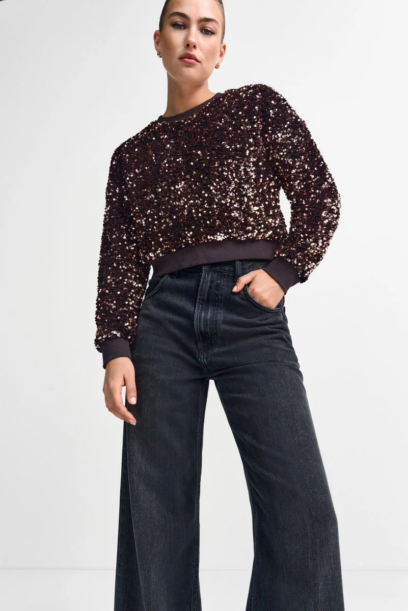 Paillettenpullover