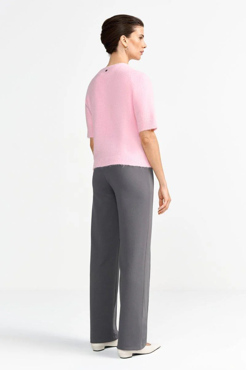 Weite Jerseyhose mit Ziernaht - Image 4