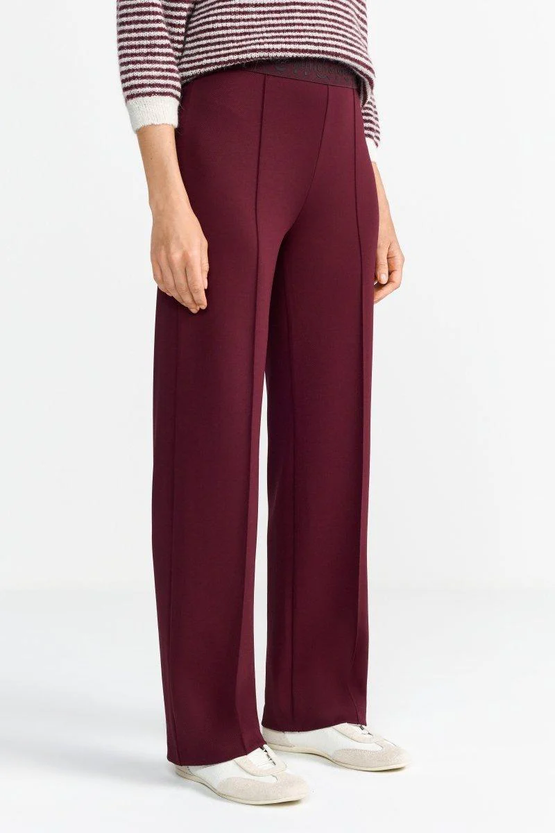 Weite Jerseyhose mit Ziernaht - Image 8