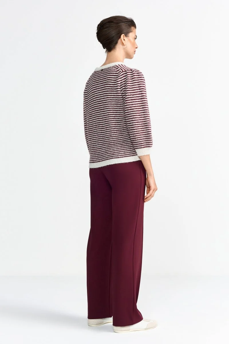 Weite Jerseyhose mit Ziernaht - Image 9
